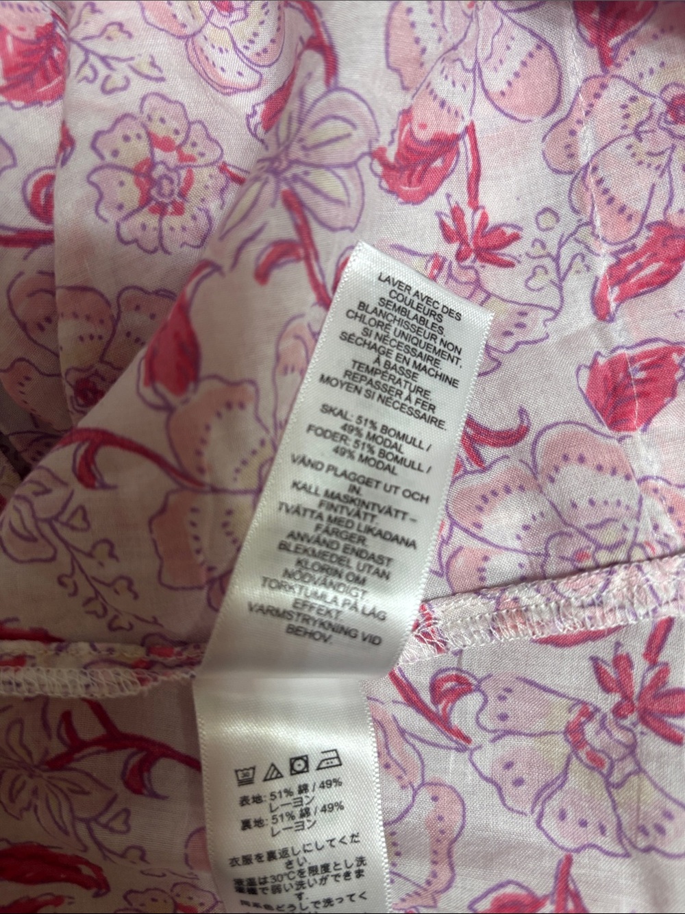 Vineyard Vines Pink and White Floral Mini Dress XS - Picture 12 of 12
